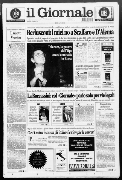 Il giornale del lunedi